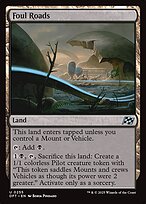 Magic the Gathering Card - Foul Roads - MTG Circle