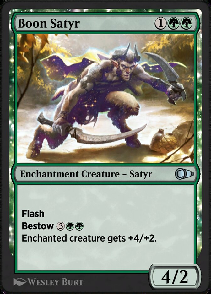 Magic the Gathering Card - Boon Satyr - MTG Circle