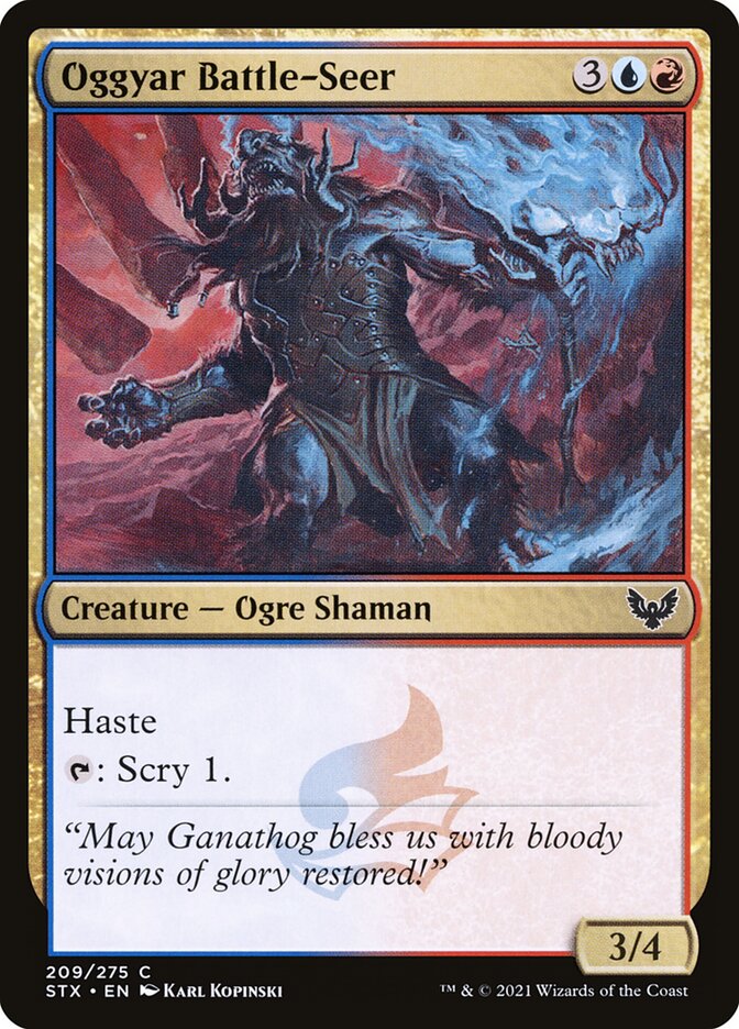 Magic the Gathering Card - Oggyar Battle-Seer - MTG Circle