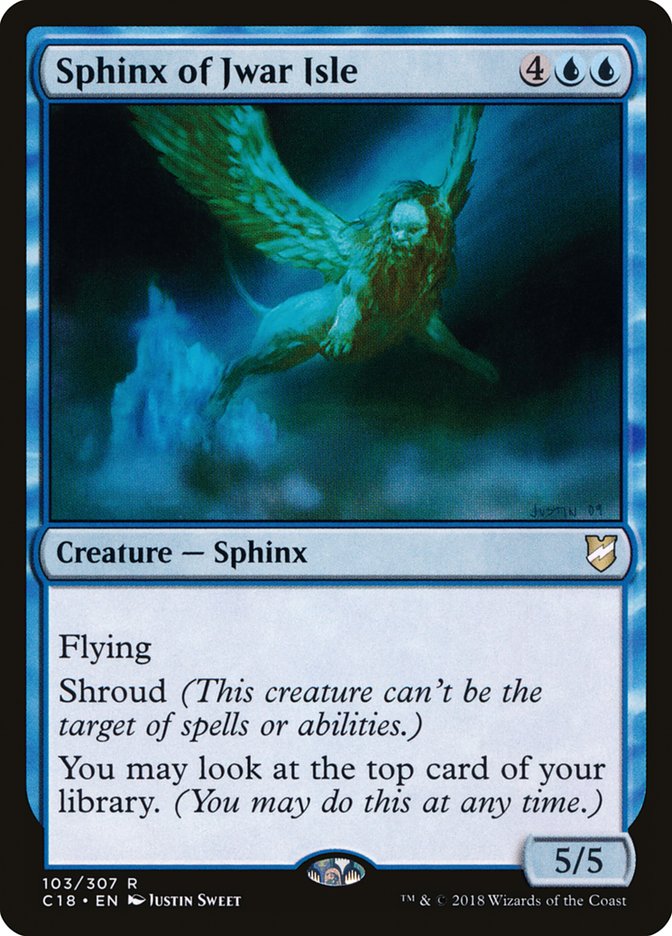Magic the Gathering Card - Sphinx of Jwar Isle - MTG Circle