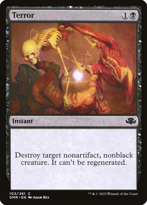 Magic the Gathering Card - Terror - MTG Circle