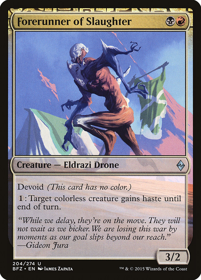 Magic the Gathering Card - Forerunner of Slaughter - MTG Circle