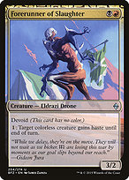 Magic the Gathering Card - Forerunner of Slaughter - MTG Circle