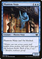 Magic the Gathering Card - Phantom Ninja - MTG Circle