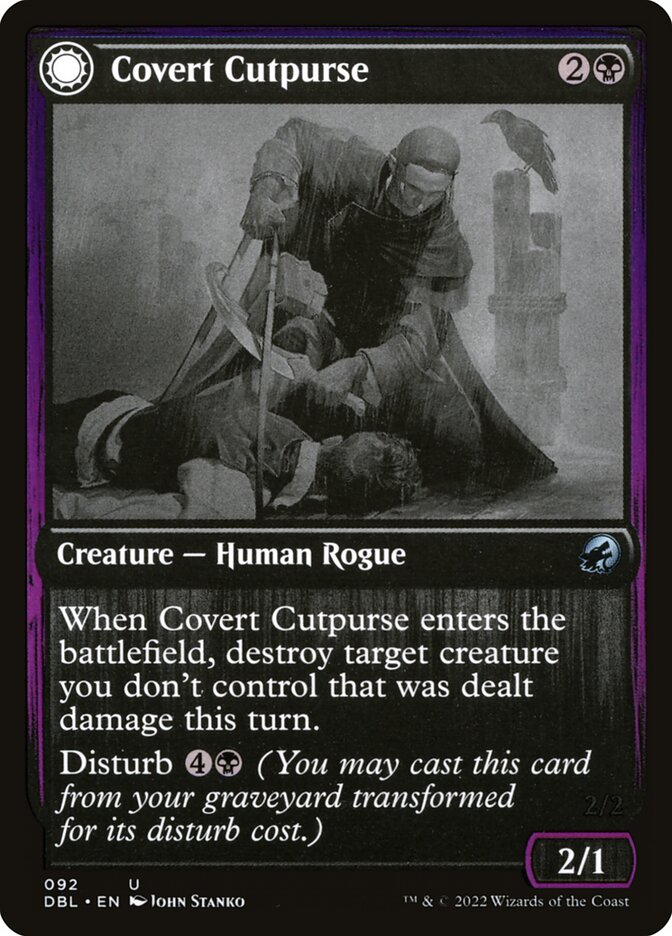 Magic the Gathering Card - Covert Cutpurse - MTG Circle