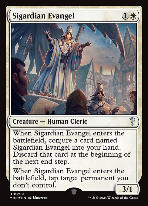 Magic the Gathering Card - Sigardian Evangel - MTG Circle