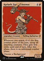 Magic the Gathering Card - Karlach, Fury of Avernus - MTG Circle