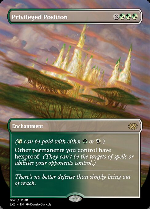 Magic the Gathering Card - Privileged Position - MTG Circle