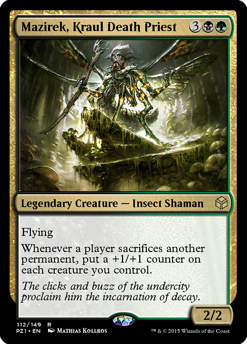 Magic the Gathering Card - Mazirek, Kraul Death Priest - MTG Circle