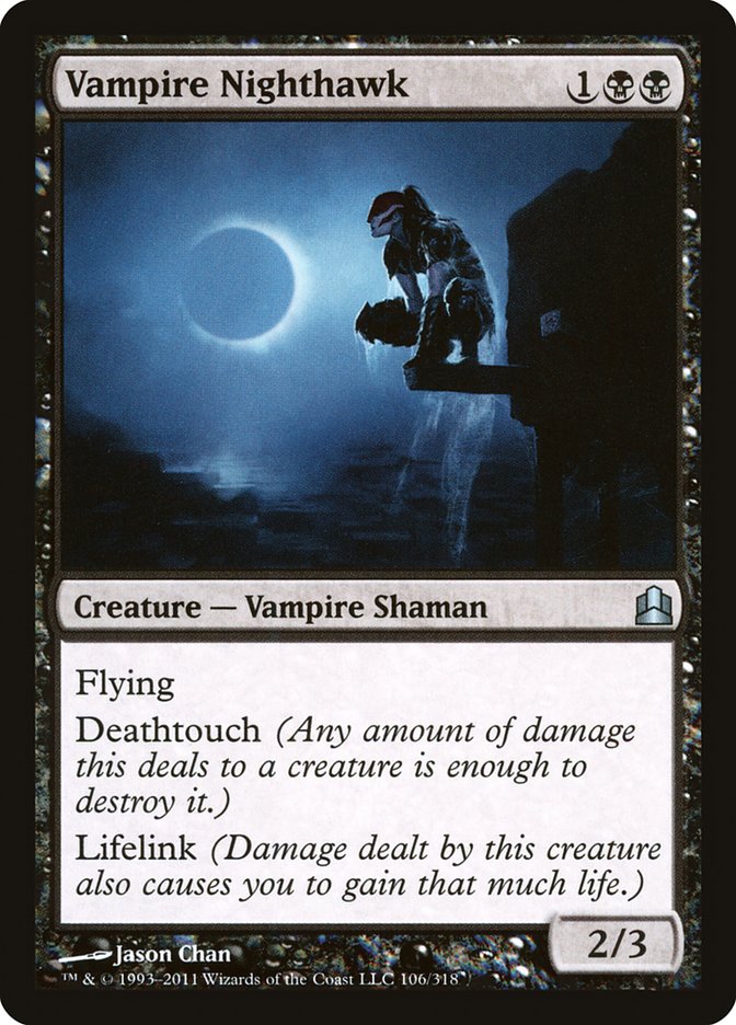 Magic the Gathering Card - Vampire Nighthawk - MTG Circle