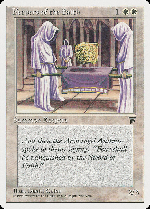 Magic the Gathering Card - Keepers of the Faith - MTG Circle