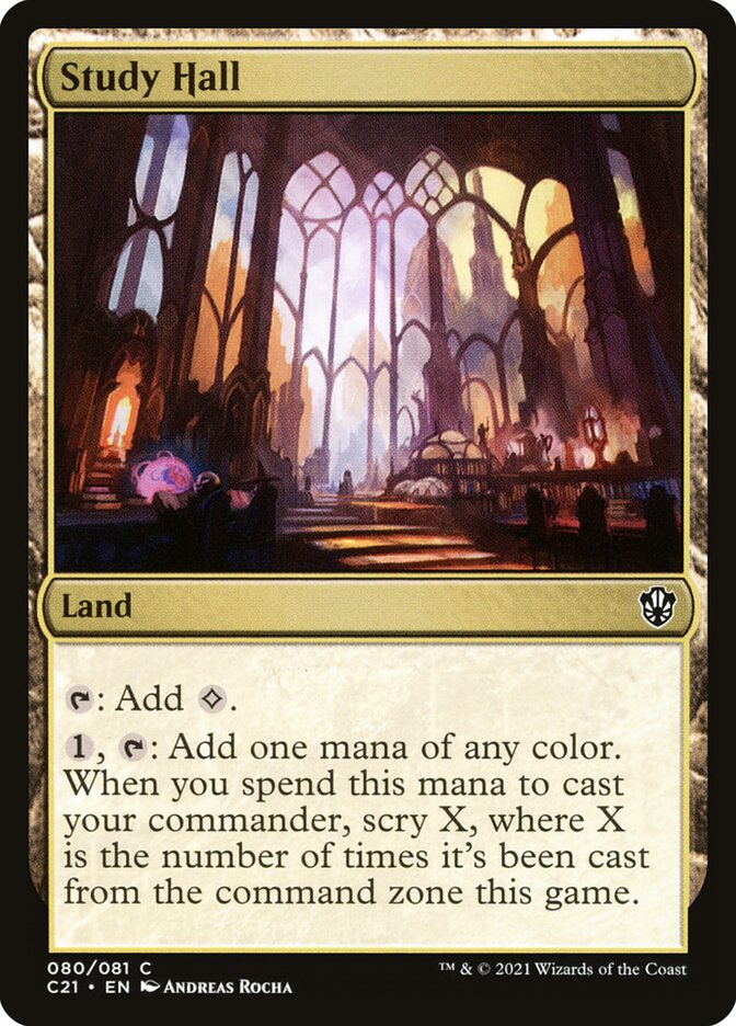 Magic the Gathering Card - Study Hall - MTG Circle