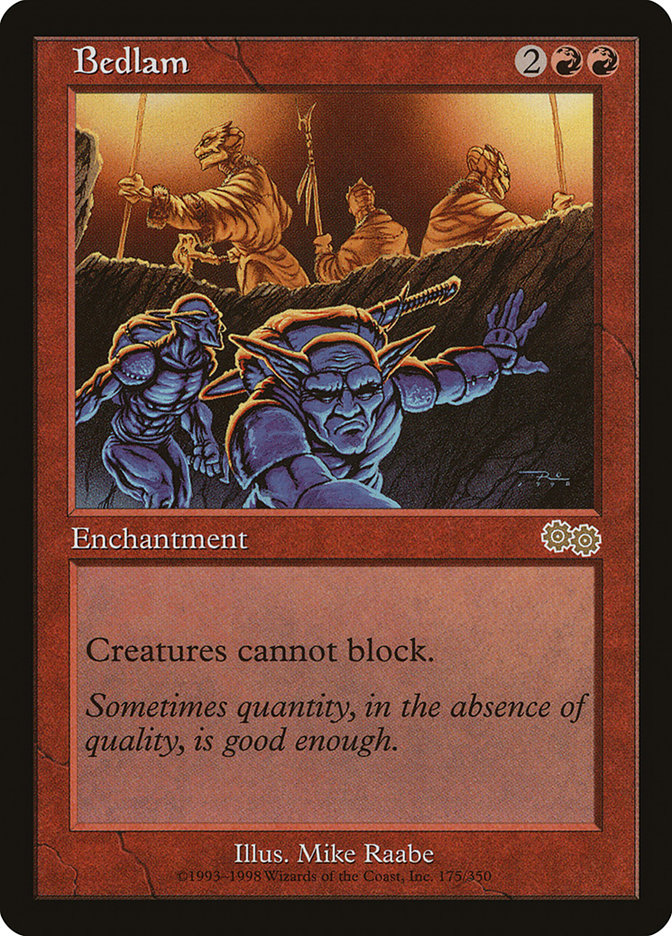 Magic the Gathering Card - Bedlam - MTG Circle