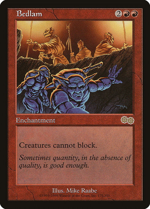 Magic the Gathering Card - Bedlam - MTG Circle