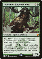 Magic the Gathering Card - Shaman of Forgotten Ways - MTG Circle