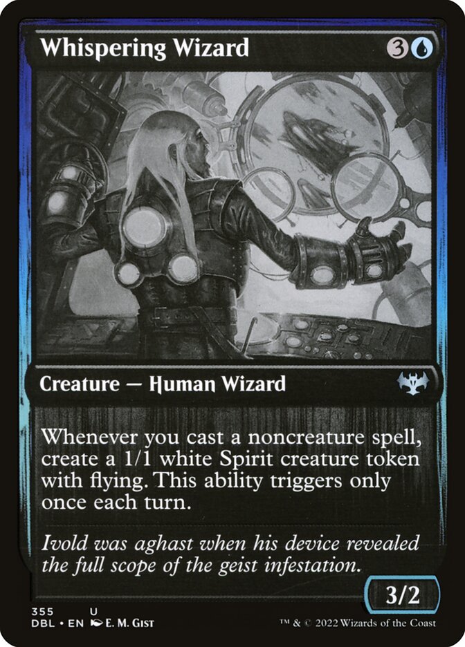 Magic the Gathering Card - Whispering Wizard - MTG Circle