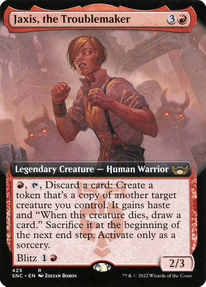 Magic the Gathering Card - Jaxis, the Troublemaker - MTG Circle