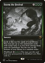 Magic the Gathering Card - Storm the Festival - MTG Circle