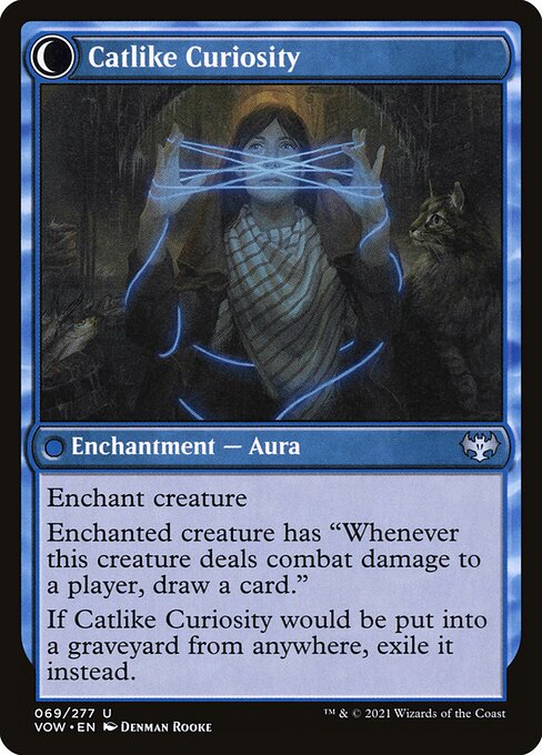 Magic the Gathering Card - Catlike Curiosity - MTG Circle