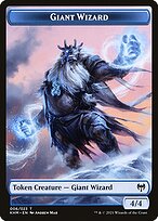 Magic the Gathering Card - Giant Wizard - MTG Circle