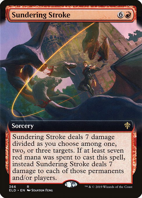 Magic the Gathering Card - Sundering Stroke - MTG Circle