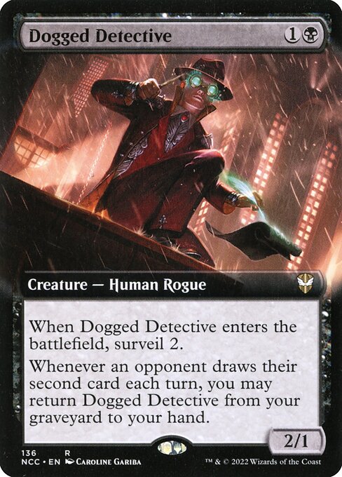 Magic the Gathering Card - Dogged Detective - MTG Circle