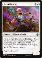 Magic the Gathering Card - Proud Mentor - MTG Circle