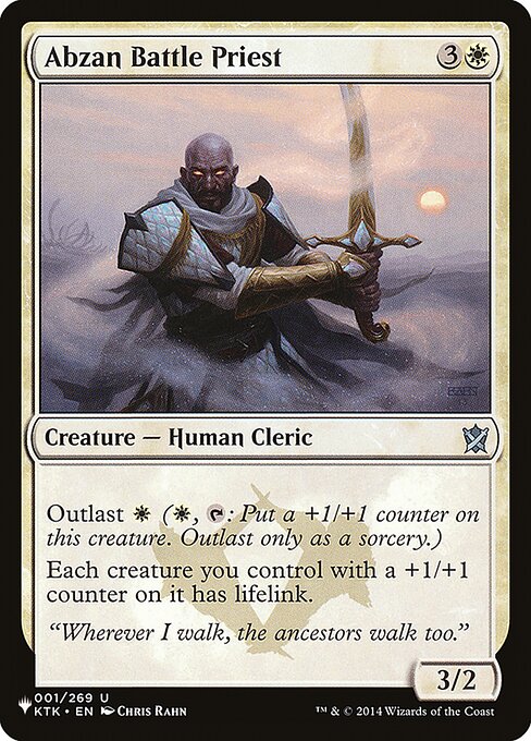 Magic the Gathering Card - Abzan Battle Priest - MTG Circle
