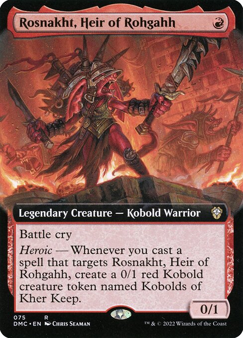 Magic the Gathering Card - Rosnakht, Heir of Rohgahh - MTG Circle