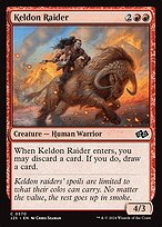 Magic the Gathering Card - Keldon Raider - MTG Circle