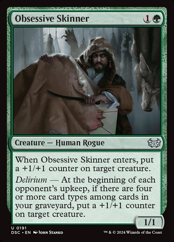 Magic the Gathering Card - Obsessive Skinner - MTG Circle
