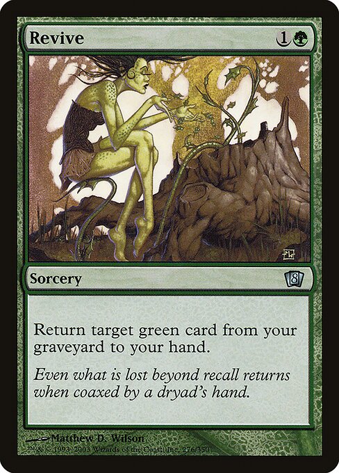 Magic the Gathering Card - Revive - MTG Circle