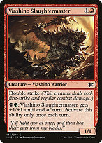 Magic the Gathering Card - Viashino Slaughtermaster - MTG Circle