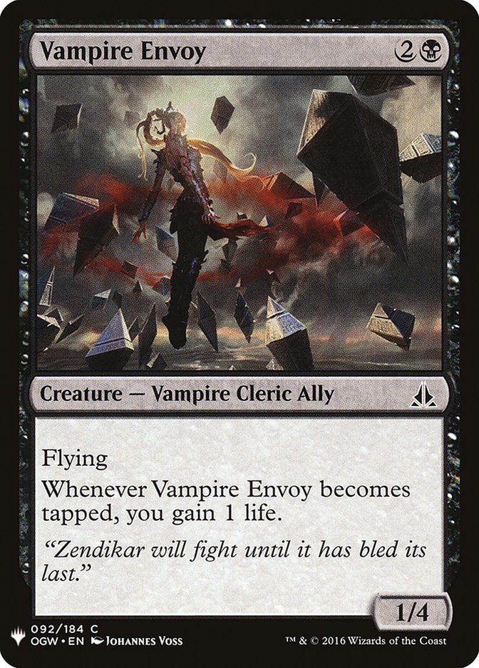 Magic the Gathering Card - Vampire Envoy - MTG Circle