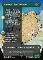 Magic the Gathering Card - Summon: Fat Chocobo - MTG Circle