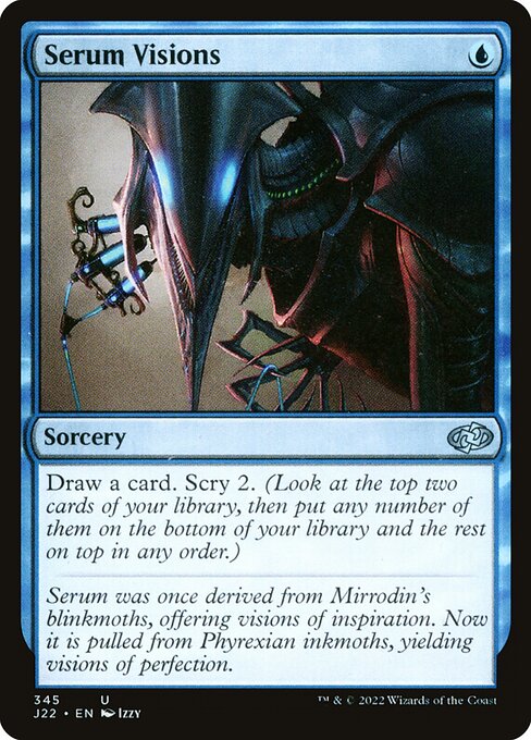 Magic the Gathering Card - Serum Visions - MTG Circle