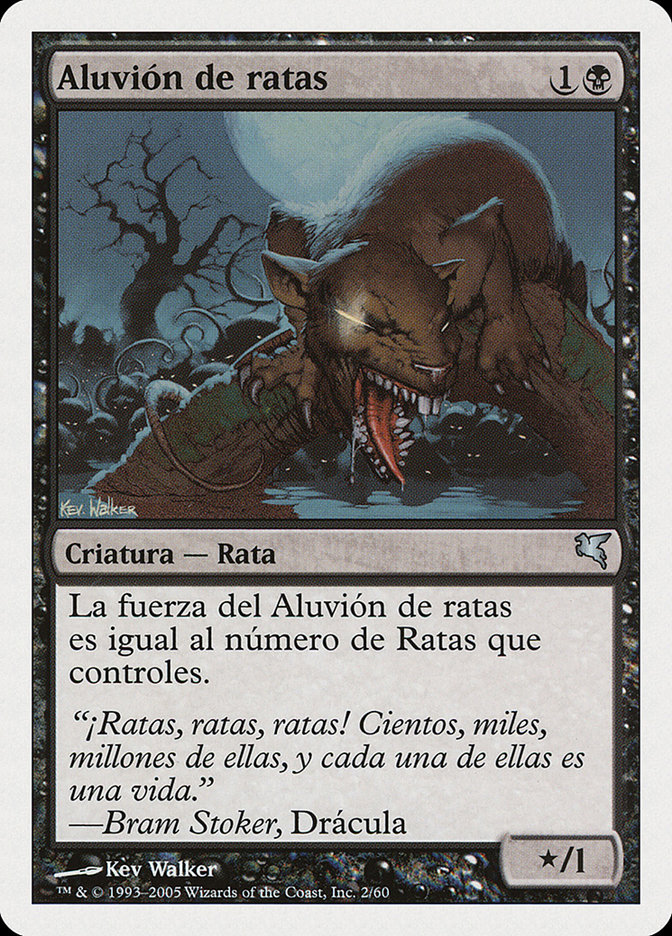 Magic the Gathering Card - Swarm of Rats - MTG Circle