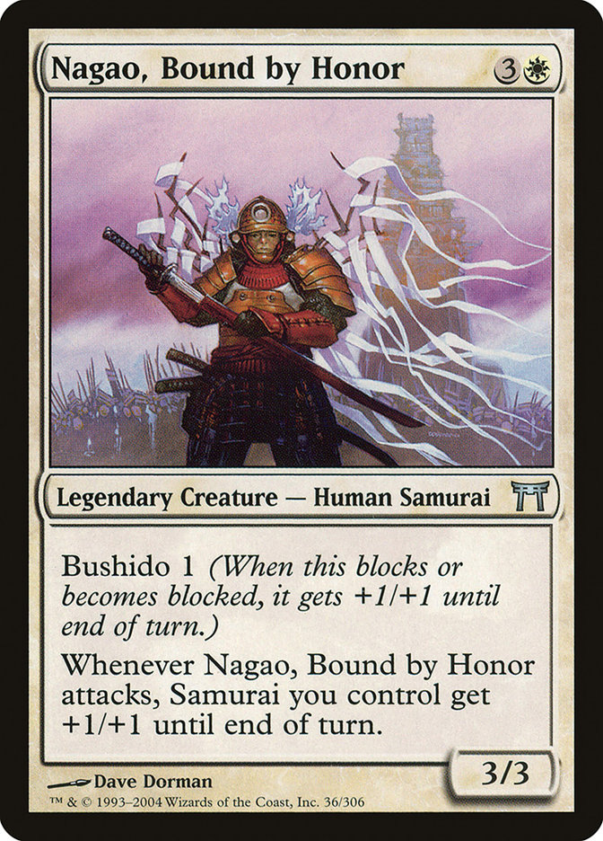 Magic the Gathering Card - Nagao, Bound by Honor - MTG Circle