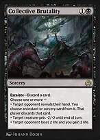 Magic the Gathering Card - Collective Brutality - MTG Circle