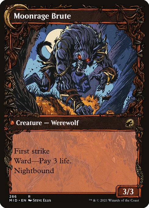 Magic the Gathering Card - Moonrage Brute - MTG Circle