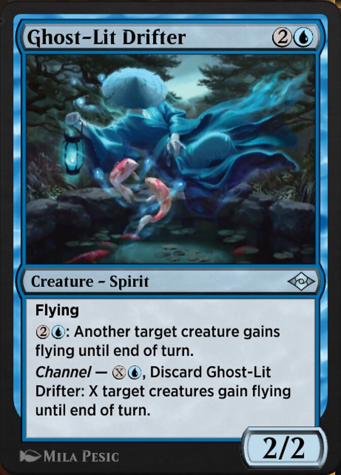 Magic the Gathering Card - Ghost-Lit Drifter - MTG Circle