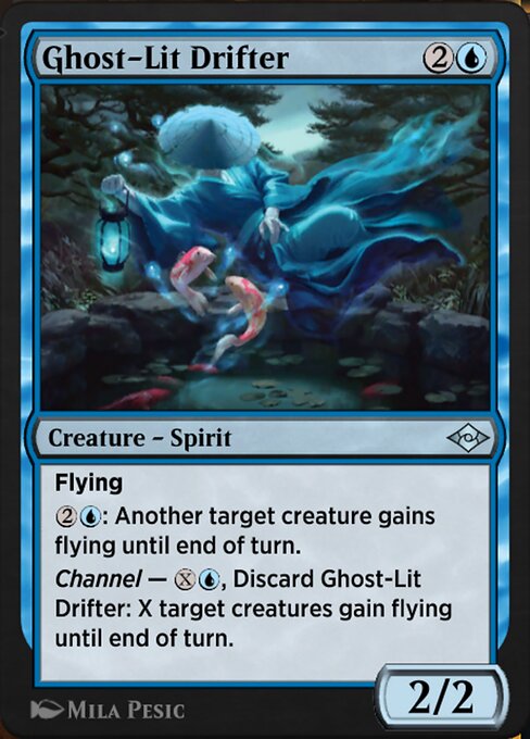 Magic the Gathering Card - Ghost-Lit Drifter - MTG Circle