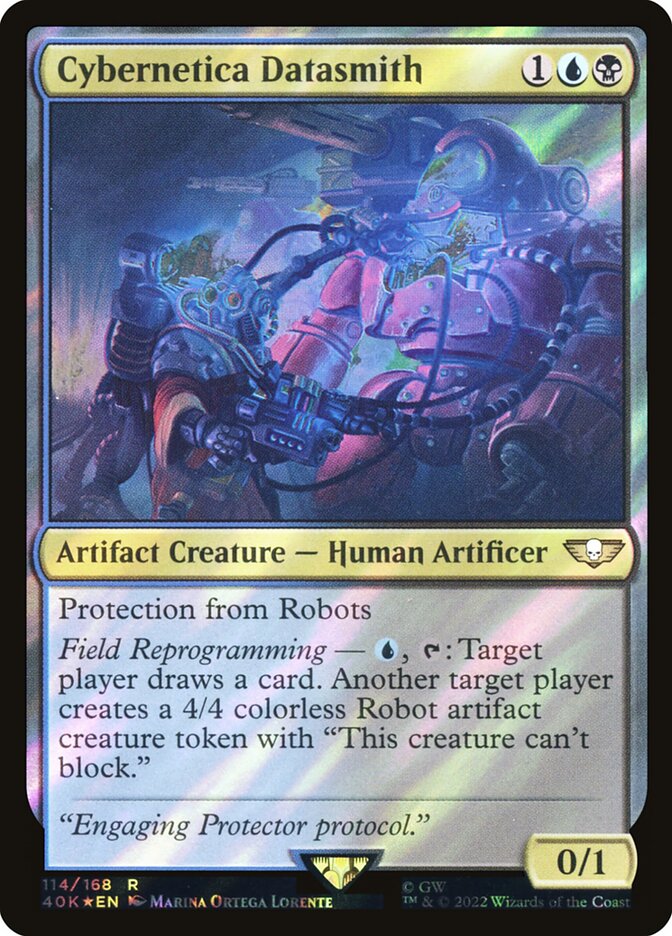 Magic the Gathering Card - Cybernetica Datasmith - MTG Circle
