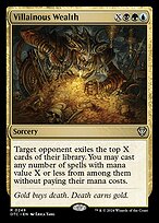 Magic the Gathering Card - Villainous Wealth - MTG Circle