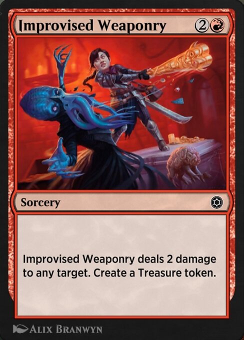 Magic the Gathering Card - Improvised Weaponry - MTG Circle