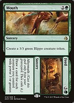 Magic the Gathering Card - Mouth // Feed - MTG Circle