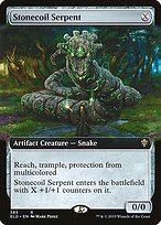 Magic the Gathering Card - Stonecoil Serpent - MTG Circle