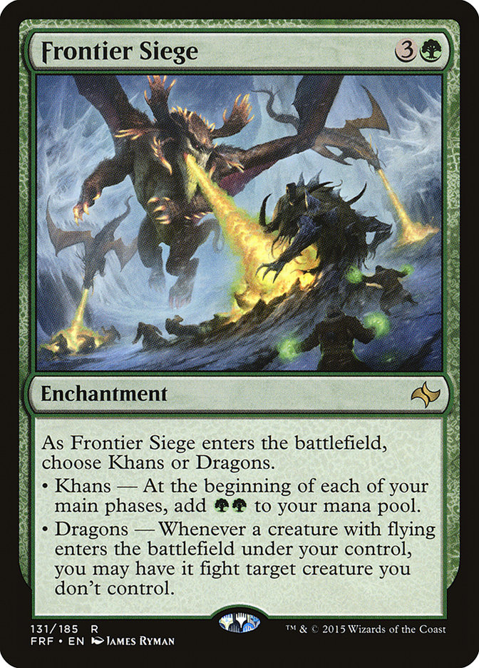 Magic the Gathering Card - Frontier Siege - MTG Circle