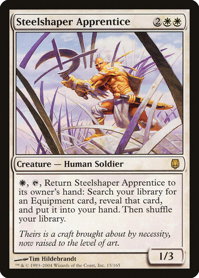 Magic the Gathering Card - Steelshaper Apprentice - MTG Circle