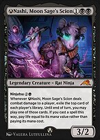 Magic the Gathering Card - A-Nashi, Moon Sage's Scion - MTG Circle